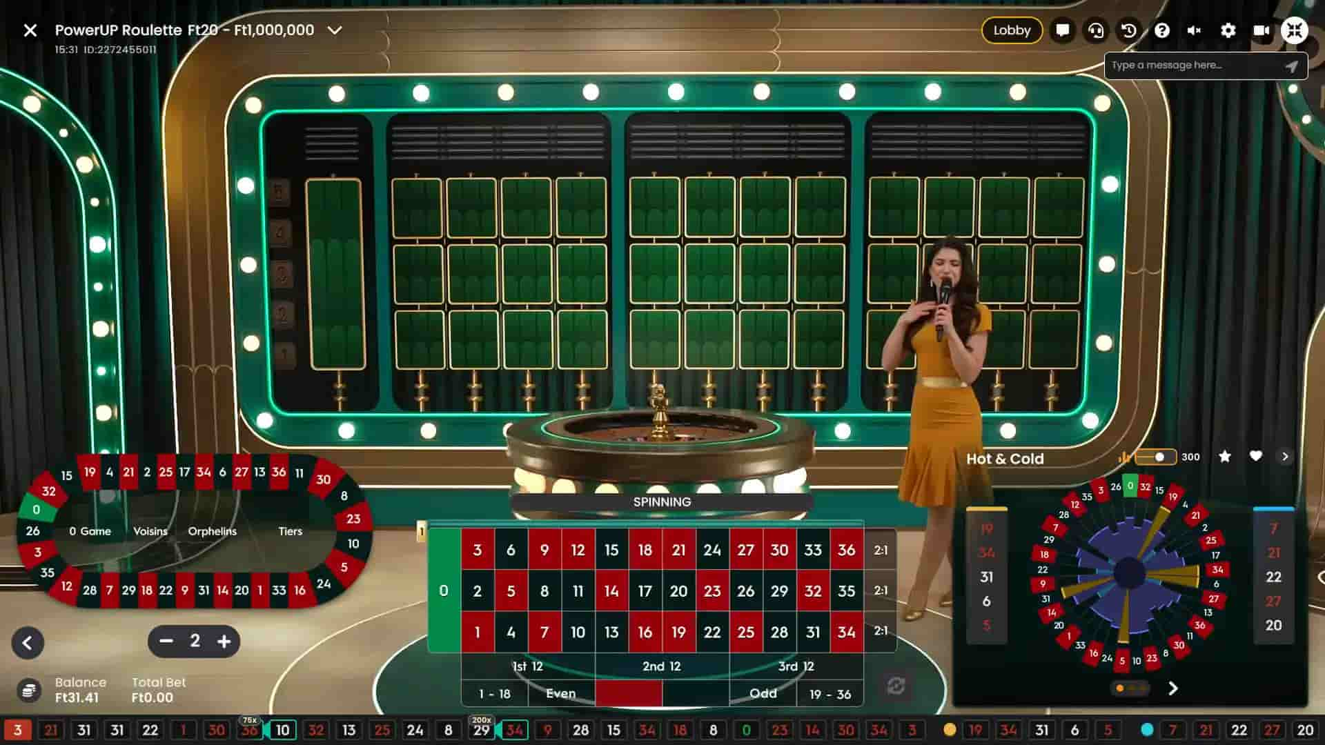 PowerUP Board Regular Game - PowerUP Roulette live game show