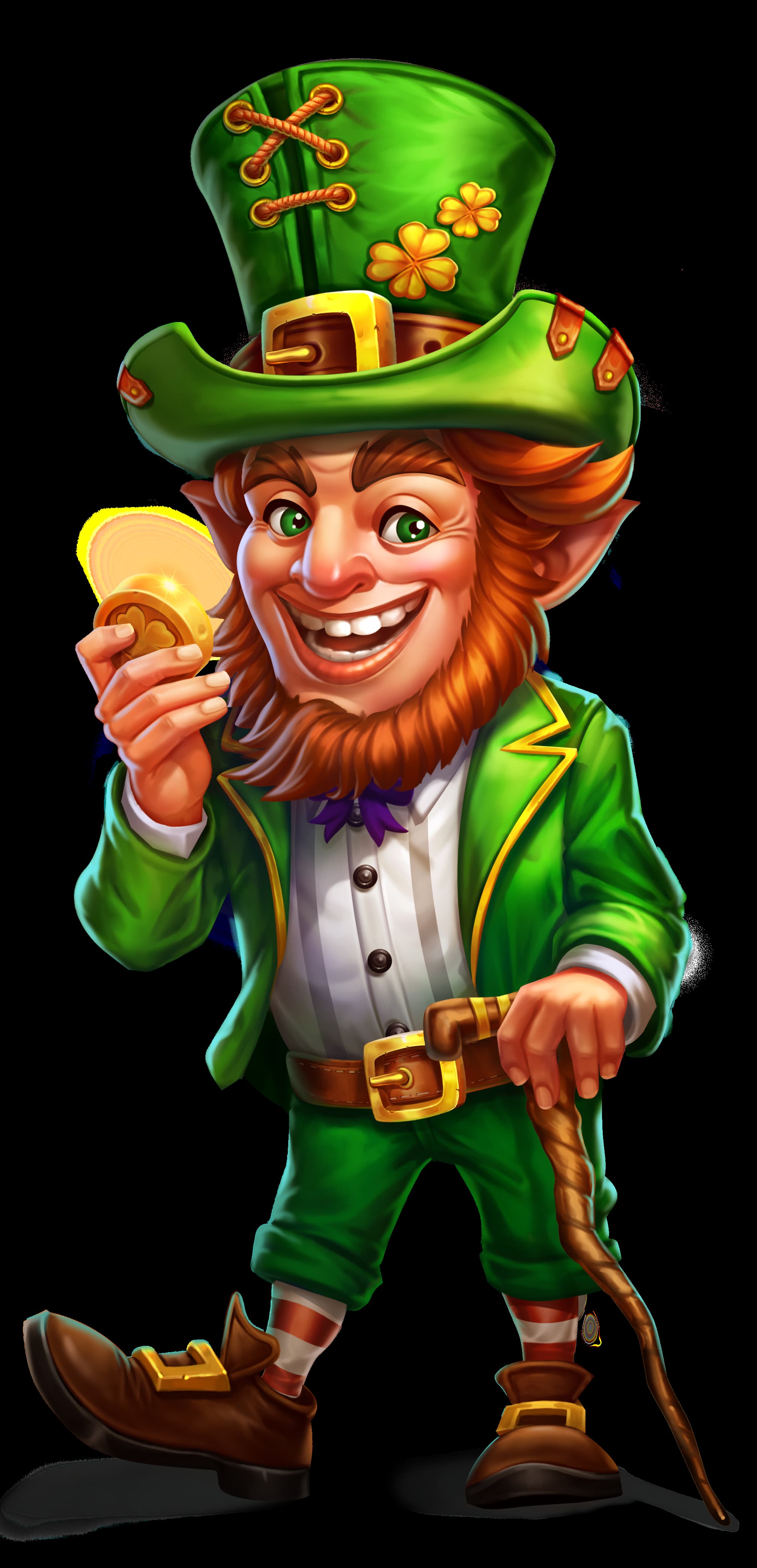 The leprechaun far from the end of the rainbow - Rainbow Reels slot game