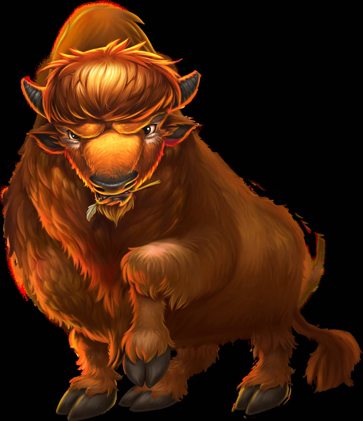 The Bison, main character of the Release the Bison slot game