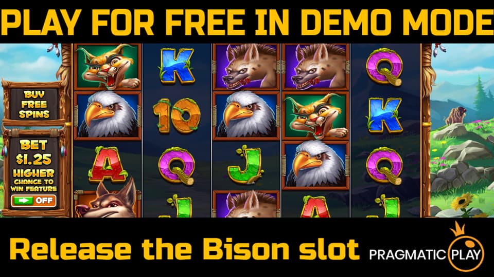 Release the Bison slot game by Pragmatic Play. Play for free in demo mode.