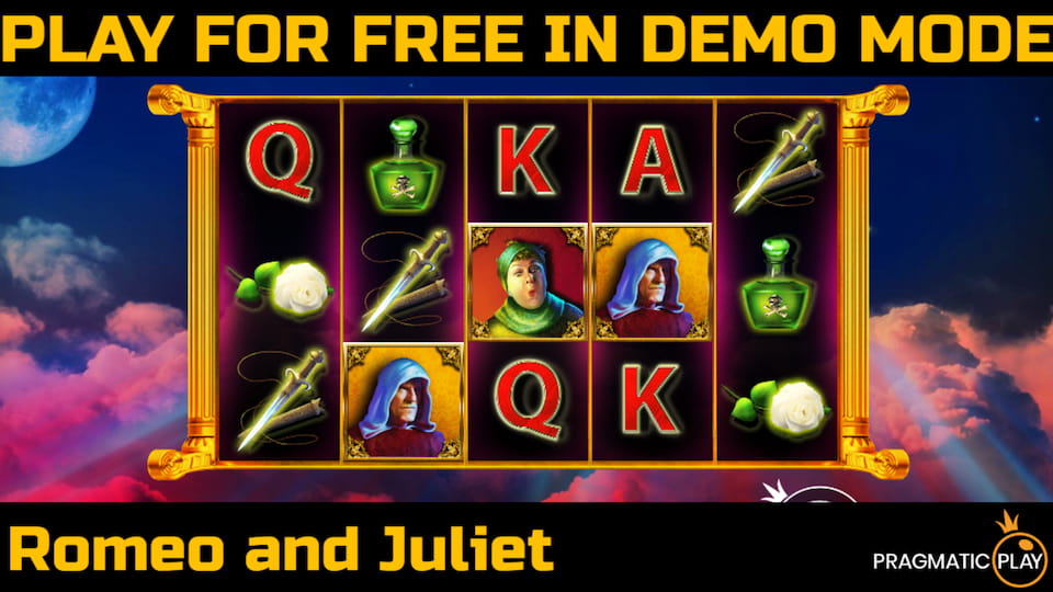 Romeo and Juliet slot game by Pragmatic Play. Play for free in demo mode.