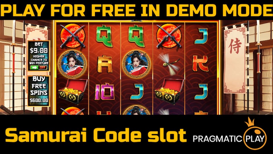 Samurai Code slot game by Pragmatic Play. Play for free in demo mode.