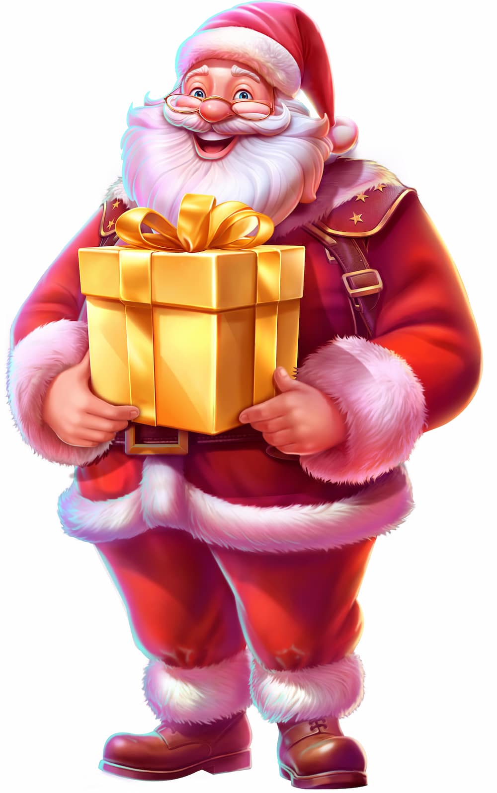 Santa, the main character of the Santa's Xmas Rush slot game