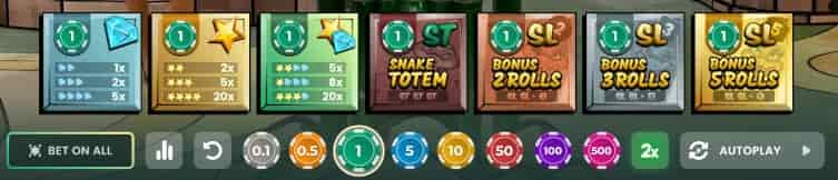 Betting Options - Snakes & Ladders Live Game