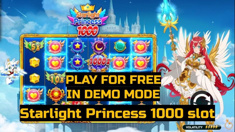 Starlight Princess 1000 slot game by Pragmatic Play. Play for free in demo mode.