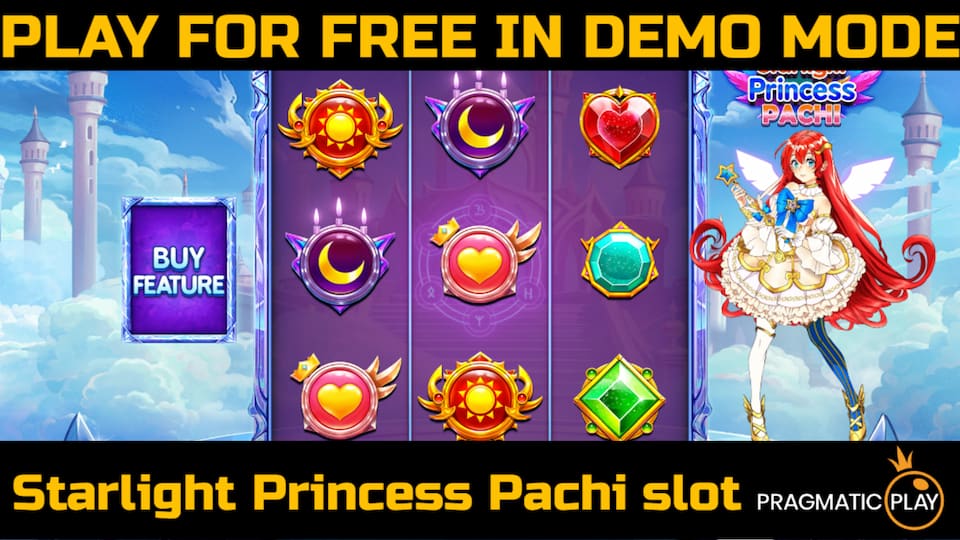 Starlight Princess Pachi slot game by Pragmatic Play. Play for free in demo mode.