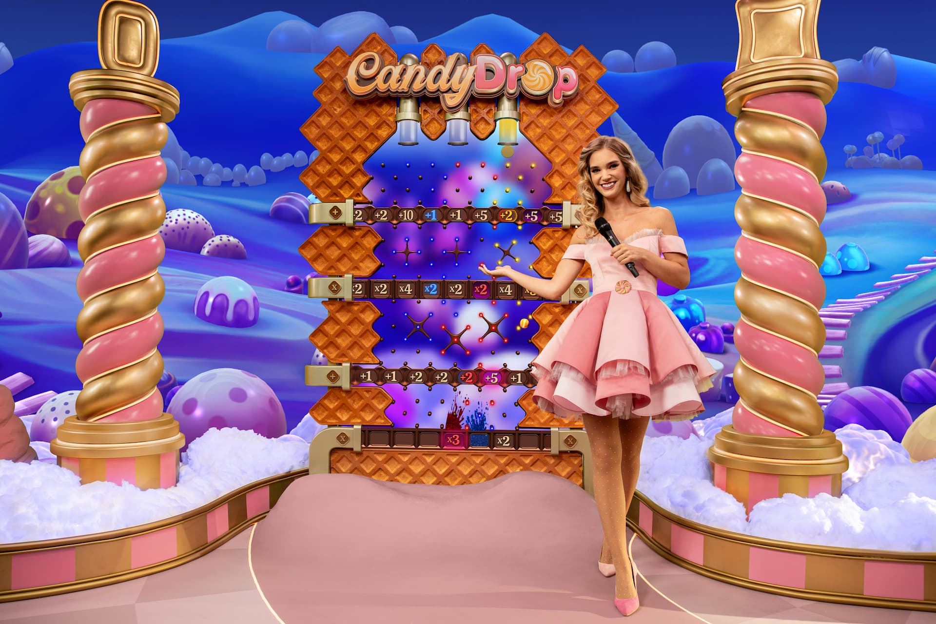 Candy Drop Minigame - Sweet Bonanza CandyLand live game show