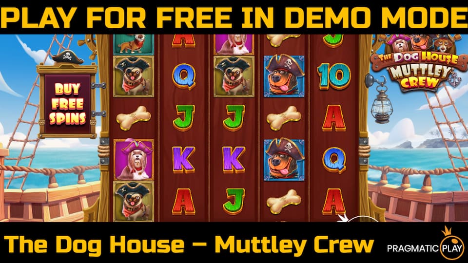 The Dog House – Muttley Crew slot game by Pragmatic Play. Play for free in demo mode.