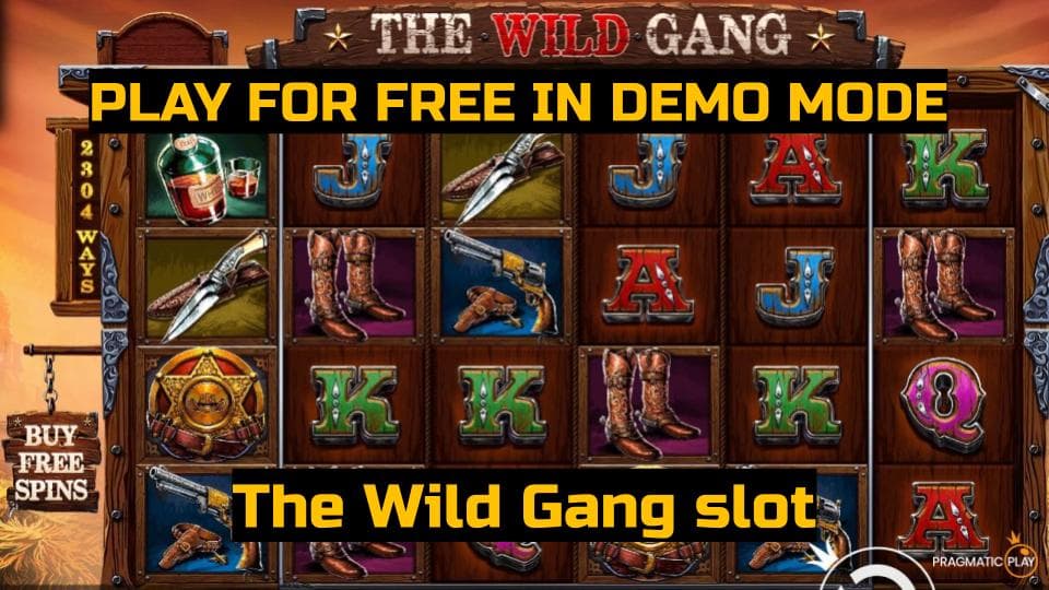 Wild Gang slot game by Pragmatic Play. Play for free in demo mode.