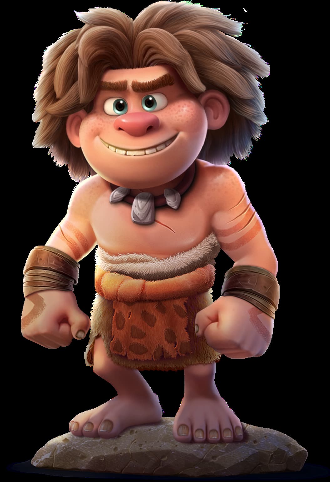 Caveman, the game's main character  - Tundra's Fortune slot game