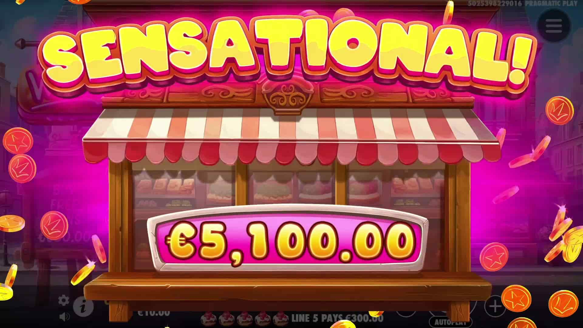 Big Win Screen - Wildies slot game