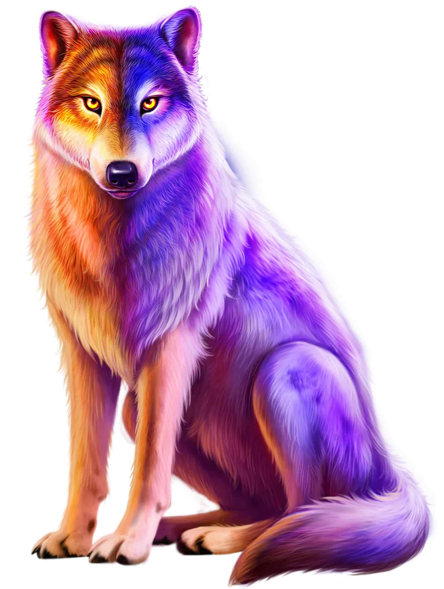 The mascot of the game - Wolf Gold Ultimate slot game