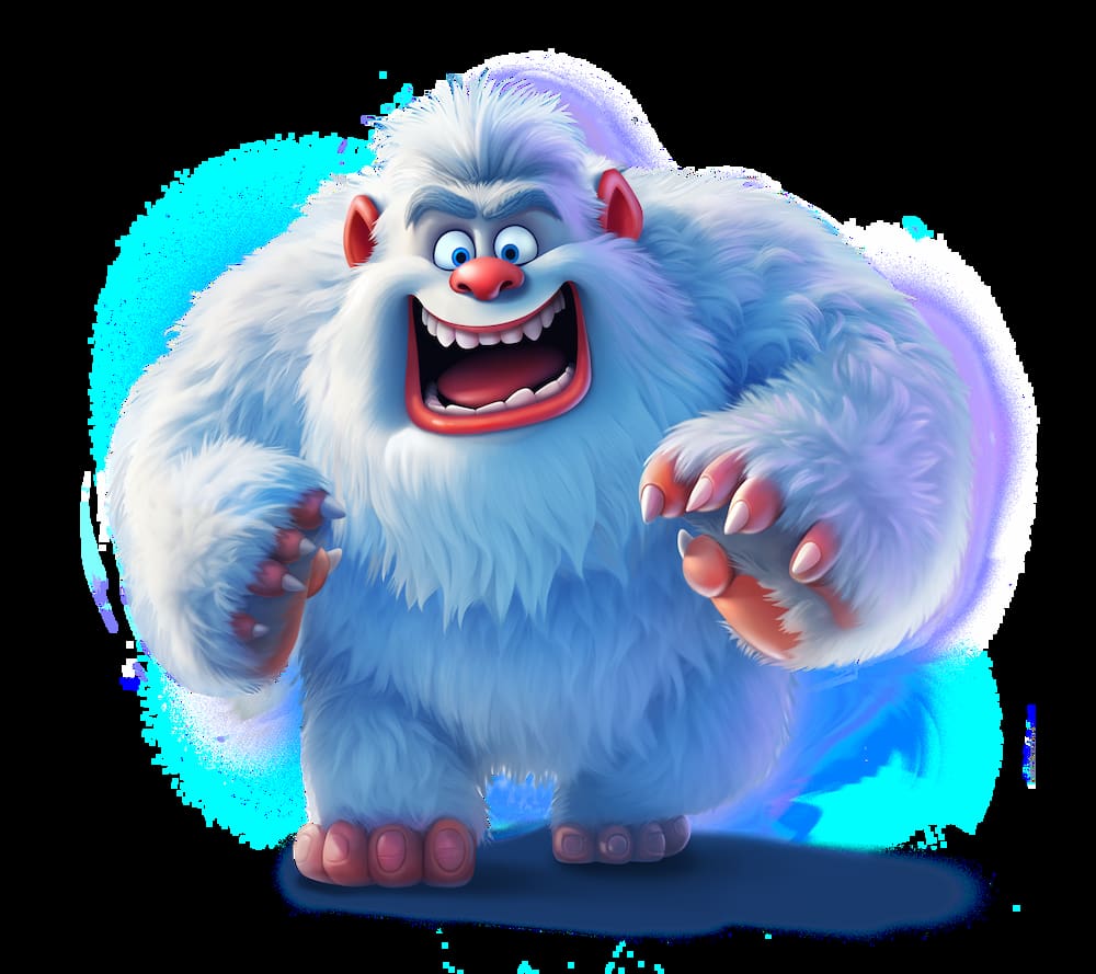 The Yeti, main character of the Yeti Quest slot game