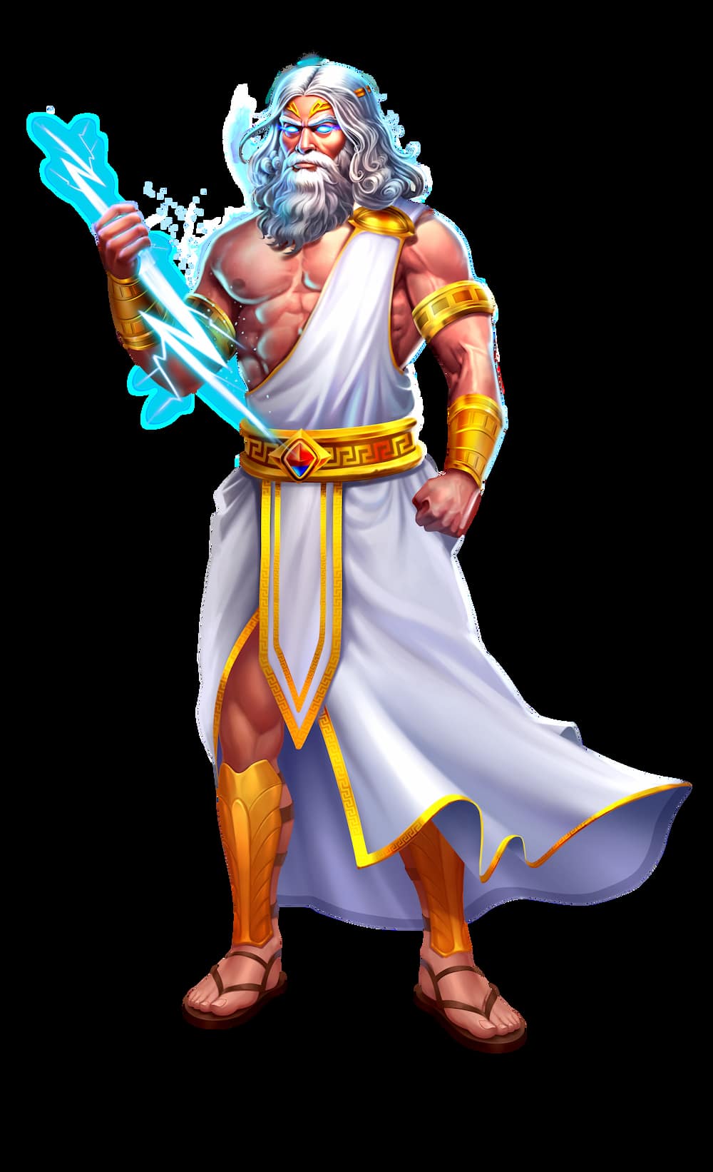 Zeus, one of the main characters of the Zeus vs Hades – Gods of War slot game