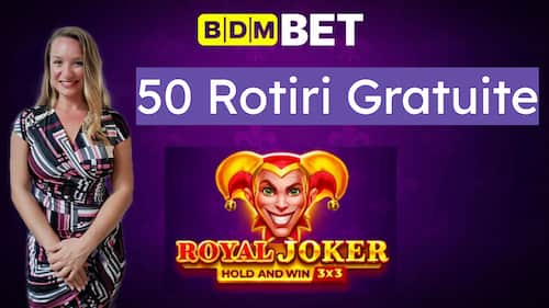 BDMBet Casino 50 rotiri gratuite fără depozit bonus