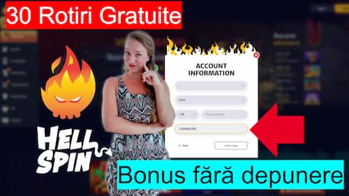 Hellspin Casino 30 free spins no deposit bonus with promo code