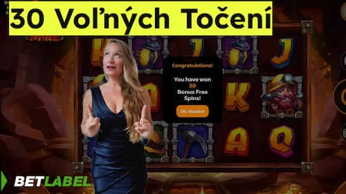 Betlabel Casino 30 voľných točení bez vkladu bonus promo kód