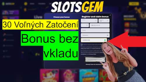 Slotsgem Casino 30 free spins no deposit bonus with promo code