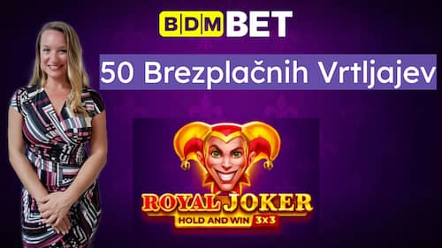 BDM Bet Casino 50 brezplačnih vrtljajev brez pologa bonus