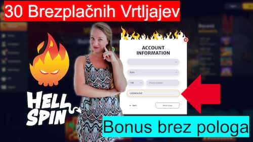 Hellspin Casino 30 free spins no deposit bonus with promo code