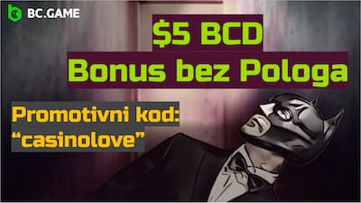 BC.Game Casino bonus od 5$ BCD bez pologa i promotivni kod