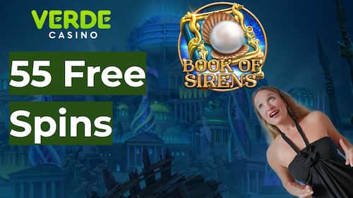 Verde Casino 55 free spins utan insättning bonus
