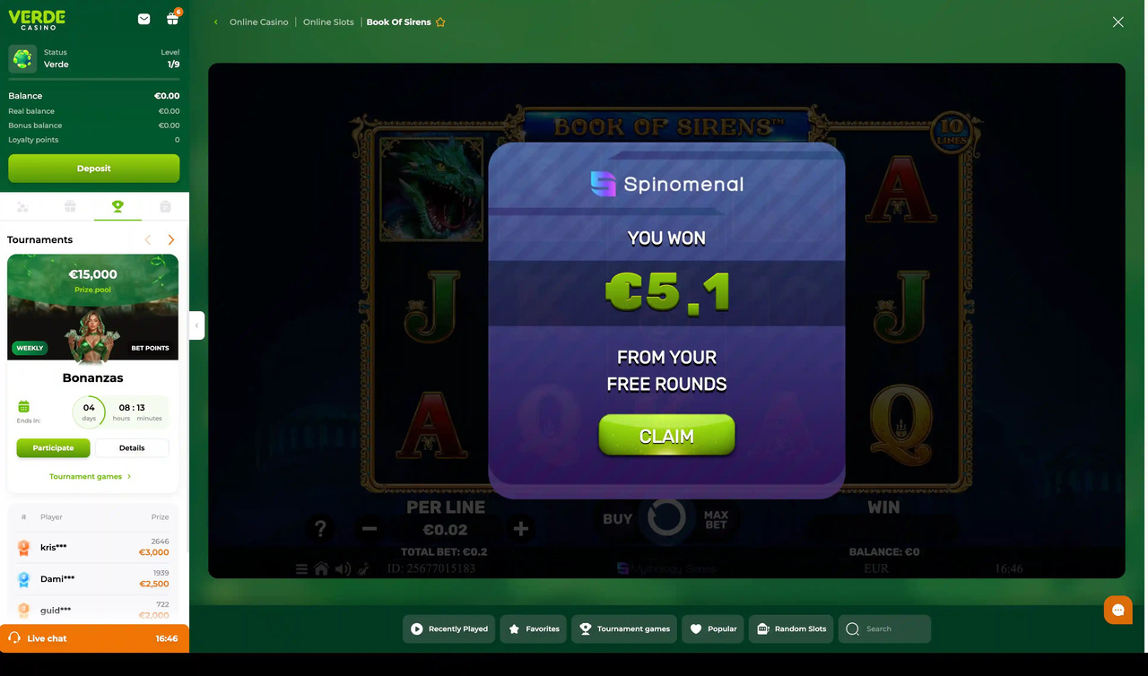 We can see the total amount of bonus won after we finished playing with the 55 free spins.